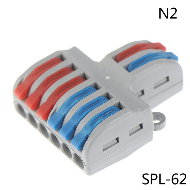 Spring Lever Terminal Block Electric Cable Wire Connector PCT-222 SPL-62 SPL  $$